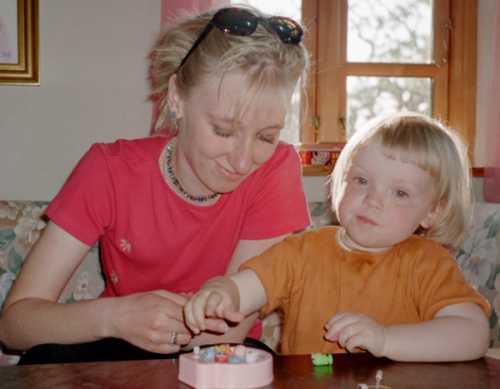 Kirsten og Frederikke