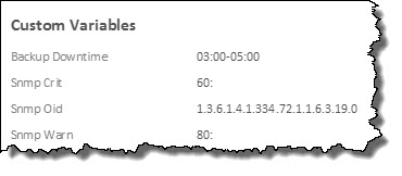 Custom variables