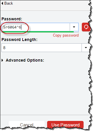 LastPass eksempel-password